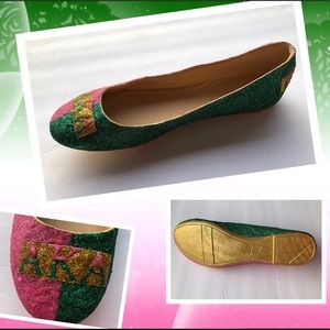 AKA Alpha Kappa Alpha Sorority Custom Ballet Flat